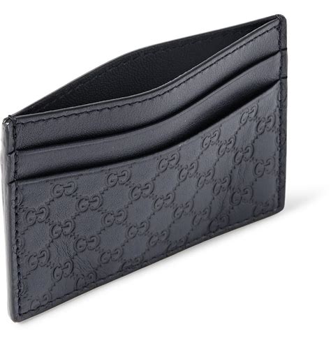 Gucci men's card holder wallet